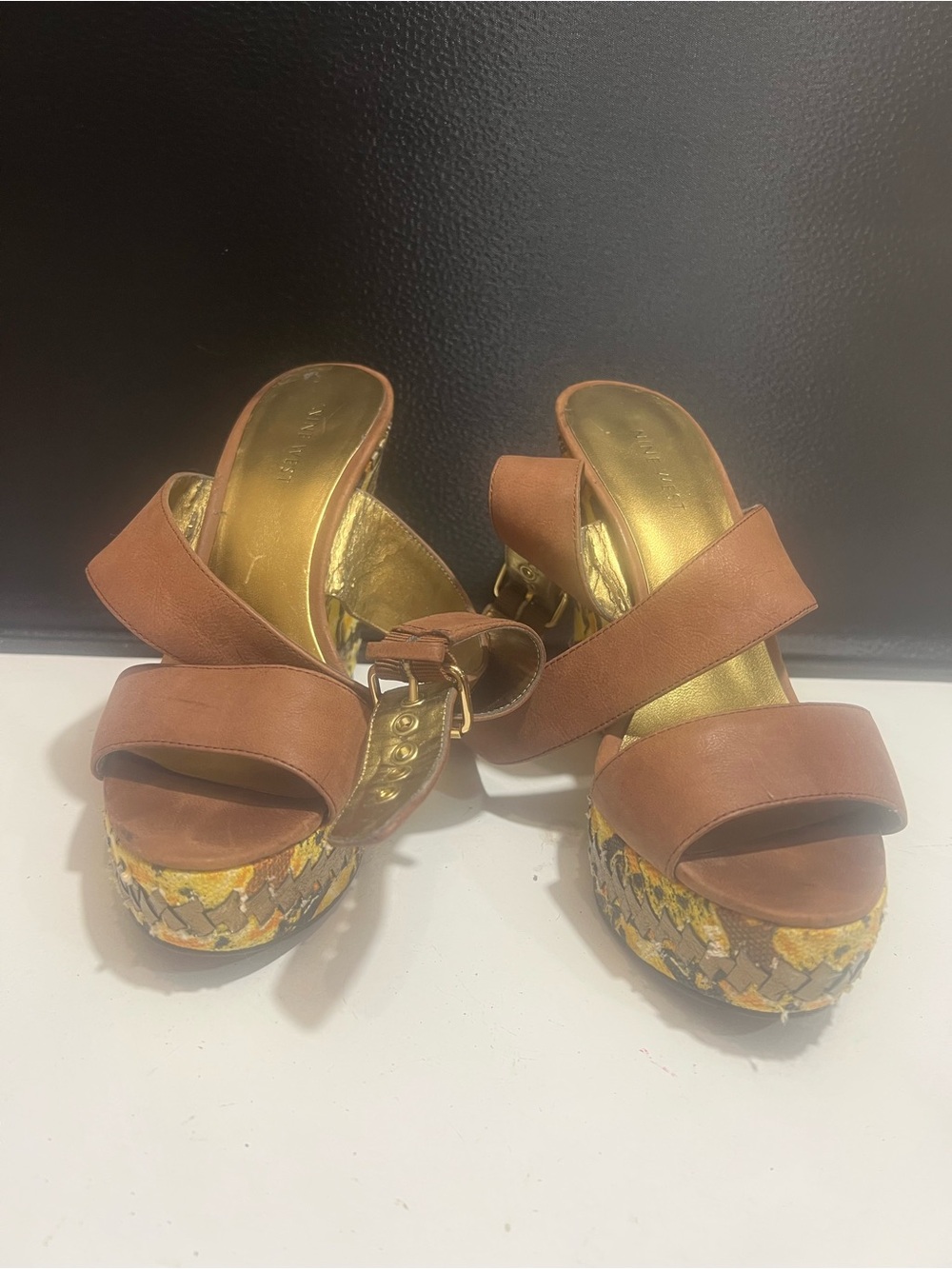 Nine West Chunky Platform Sandal